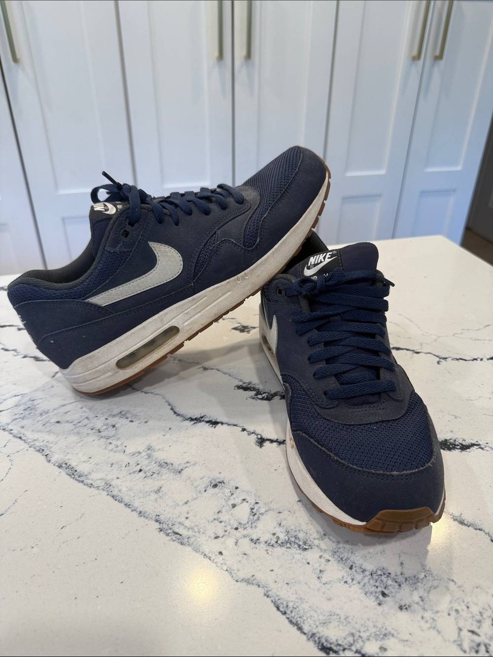 Nike Air Max Men's Sneakers - Dark Navy with White